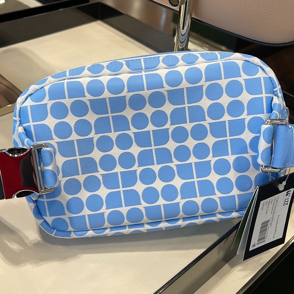 Kate Spade Noel Jacquard Belt Bag
Astral Blue 
NWT Waist
Bags & Fanny Packs - Picture 16 of 16